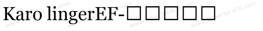 Karo lingerEF字体转换